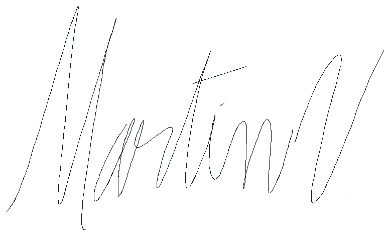 Martin V signature